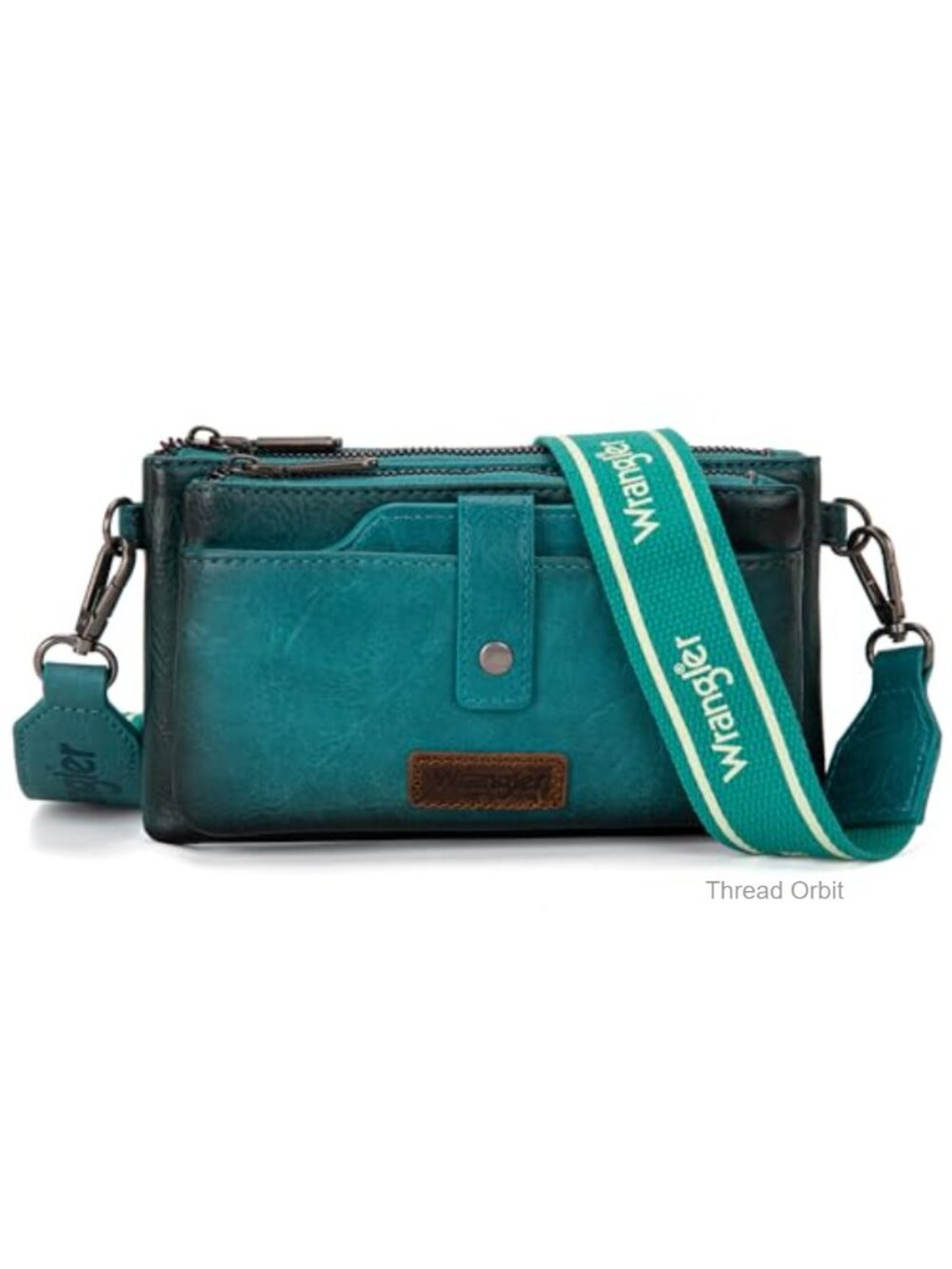 Crossbody Wallet Purse Faux Leather Adjustable Strap